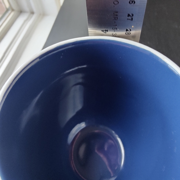 2 Tim Hortons coffee mugs | 2017 | 🤍💙🩶 white grey polka dots | 12 oz - Picture 12 of 13